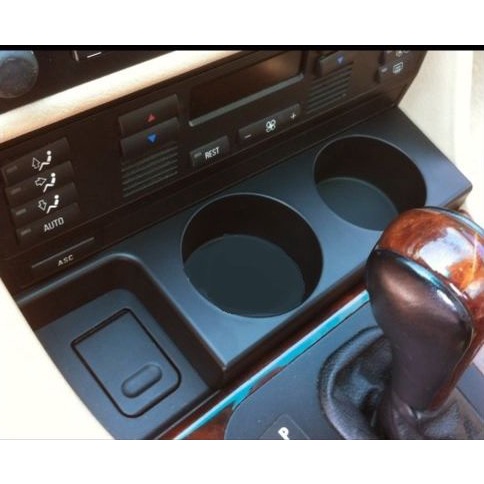 BMW E39前置杯架 中央前控制台插件 雙杯架 寶馬 5系列 520 525 530 M5 專用飲料杯架 密合度優