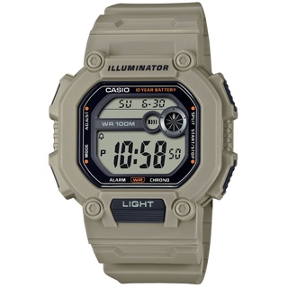 【CASIO】卡西歐 十年電力野戰電子錶-黑 W-737HX-5A 臺灣卡西歐保固一年