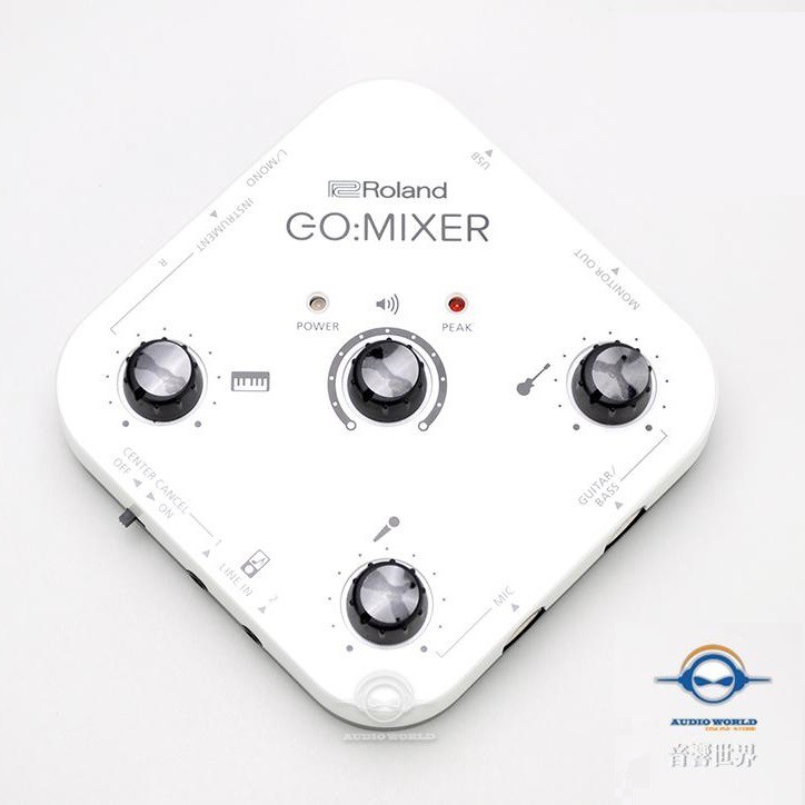 日本Roland GO:MIXER  精巧型手機混音器/錄音介面 (iOS、Android適用)【音響世界】