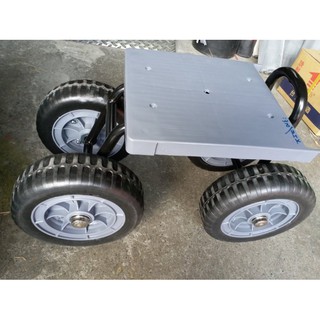 新款蔬果採收座車 輪子加大（9英吋）移動式四輪座車( 固定 ) 粗俗俗五金大賣場
