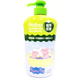 博寶兒 植萃低敏沐浴露 650ml－佩佩豬 新配方新升級