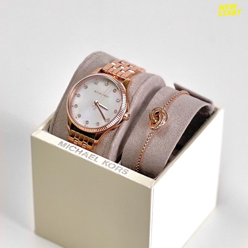 【NEW START精品服飾-員林】Michael Kors MK 腕錶+手鍊 MK1025手錶