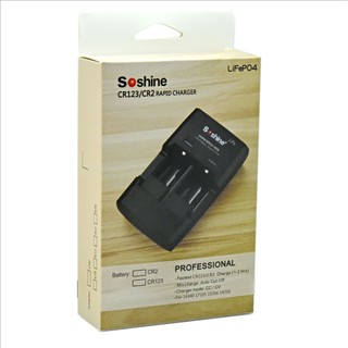【開發票】 Soshine S5 3V 3.2V 智能電池充電器 CR2 CR123A RCR123A 16340