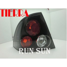 ●○RUN SUN 車燈,車材○● 全新 FORD 福特 2006 2007 08 TIERRA XT 黑底紅心圓 尾燈