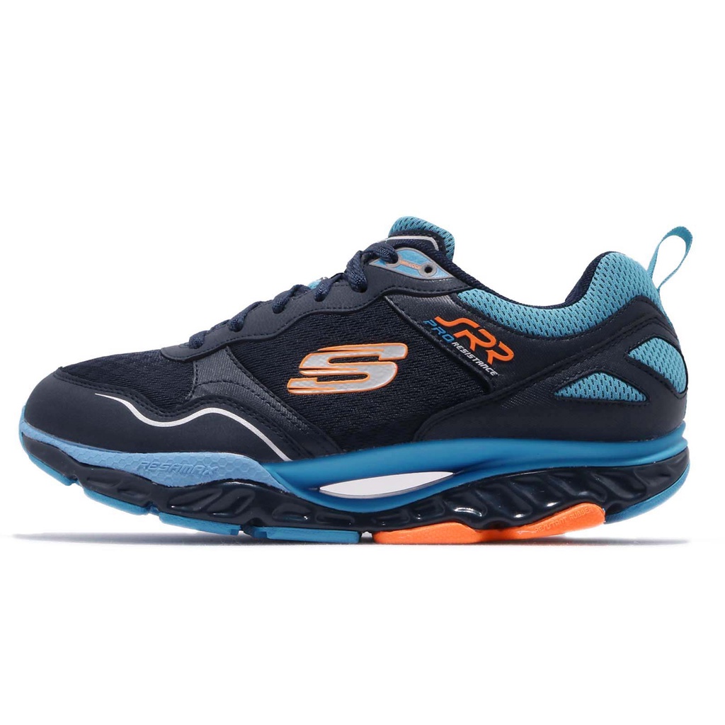 Skechers 慢跑鞋SRR Pro-Resistance 藍橘男鞋厚底回彈【ACS】 999124NVLB | 蝦皮購物