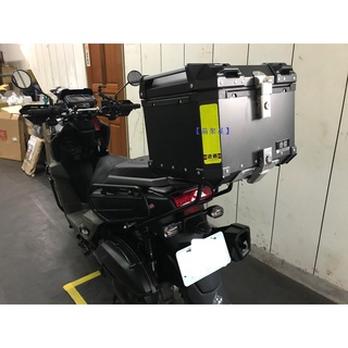 【新北新莊箱架屋】 BWS 125 七期 水冷 後架 特仕版 水冷B 漢堡架 貨架 + 途者 鋁箱 43L(附不鏽鋼底板