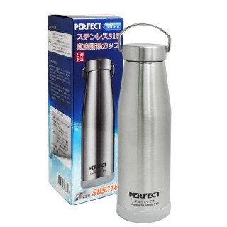 理想牌 日式 500cc 真空 保溫杯 保溫瓶 隔熱 保溫 500ml 台灣製 PERFECT 316不銹鋼