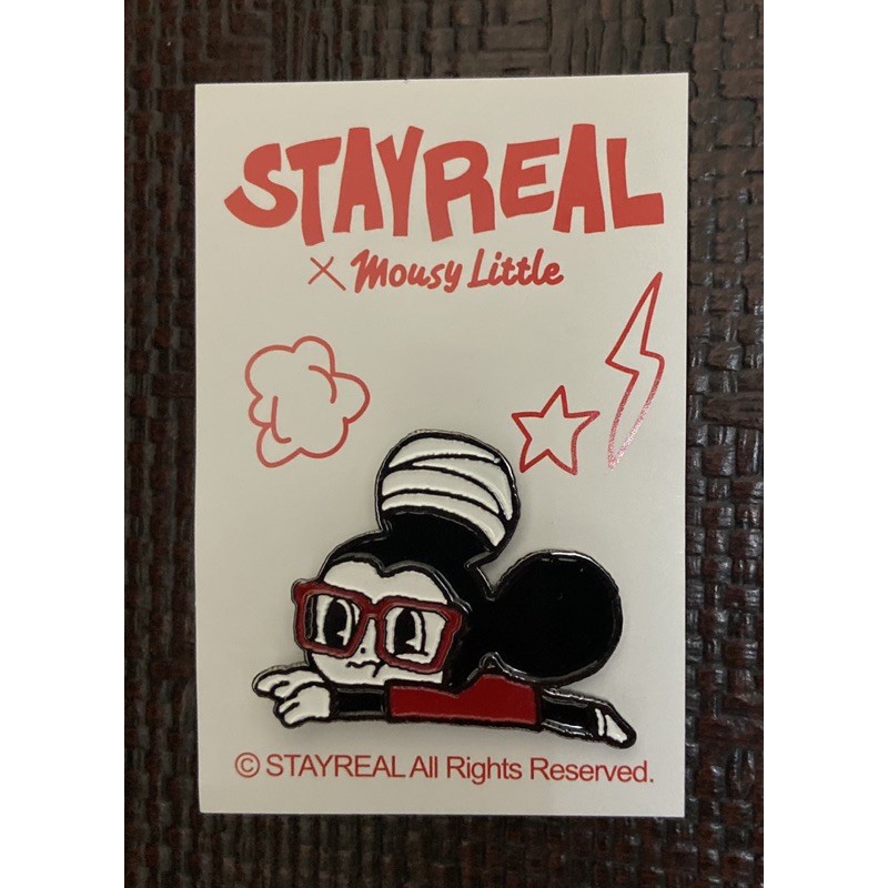 STAYREAL mousy little徽章別針胸針 五月天阿信