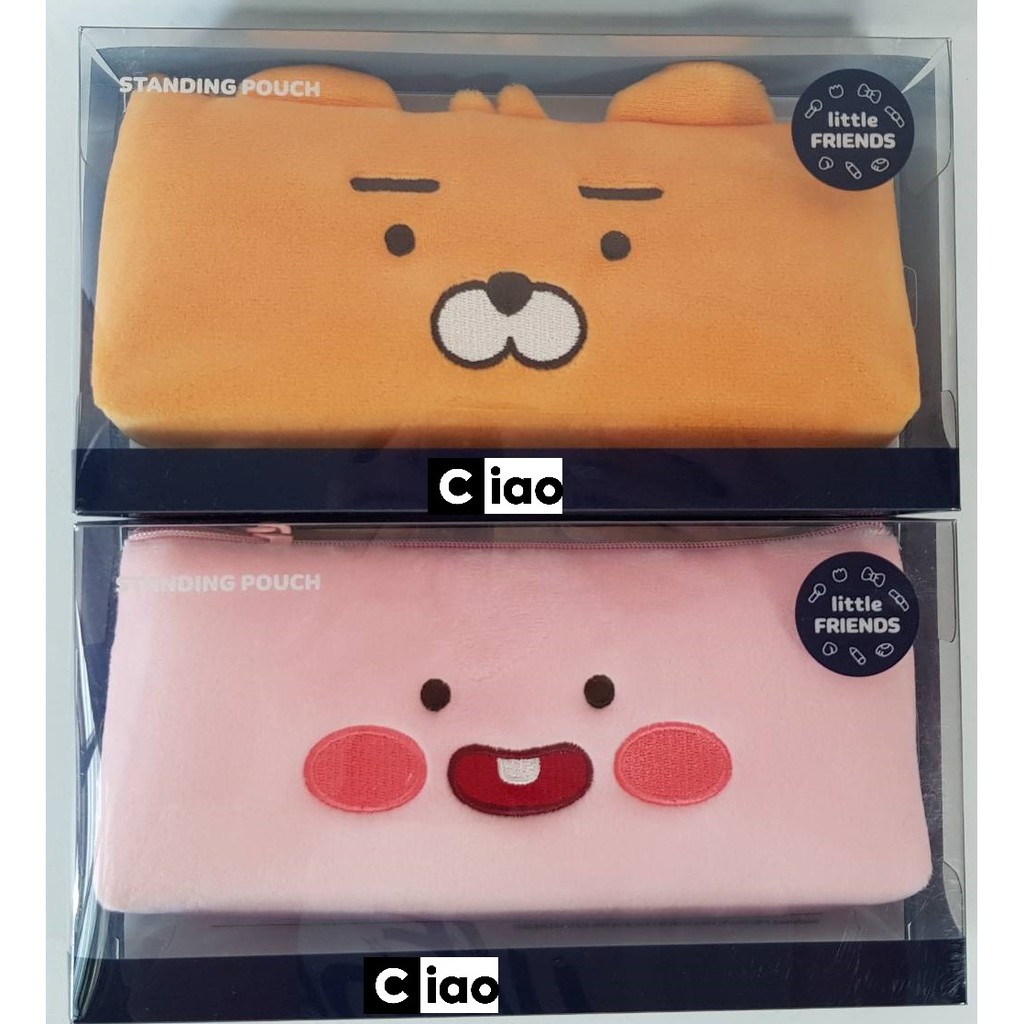 現貨韓國KAKAO RYAN 獅子萊恩APEACH 桃子NEO FRODO 化妝包鉛筆盒筆袋 