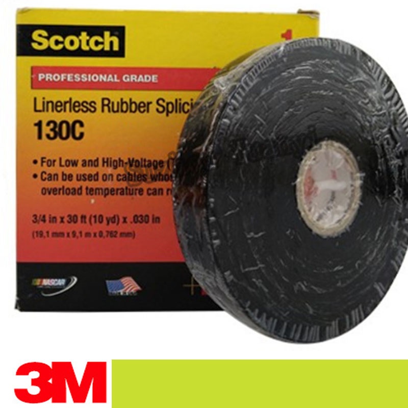 3m Scotch 130C 無襯里橡膠拼接膠帶