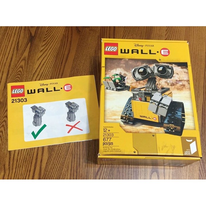 -南港97- 絕版 "美版" LEGO 樂高 21303積木 WALL-E 瓦力 Ideas 脖子強化版