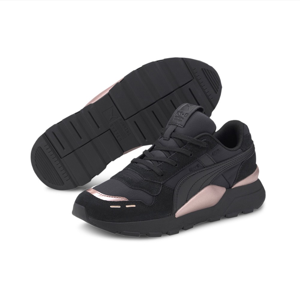 PUMA RS 2.0 MONO METAL WNS 女款黑粉復古運動慢跑鞋-NO.37467002