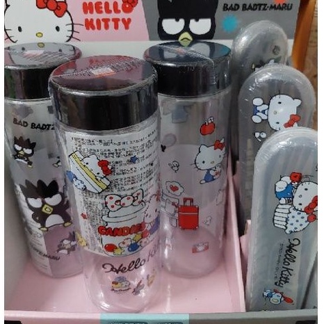 7-11 Hello Kitty 酷企鵝 X O 輕量隨身水瓶600ml 不鏽鋼環保餐具組 限量