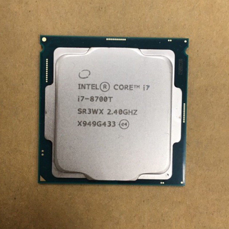 Intel i7 8700T 2.4Ghz，極新，升級換下，無風扇，功能正常