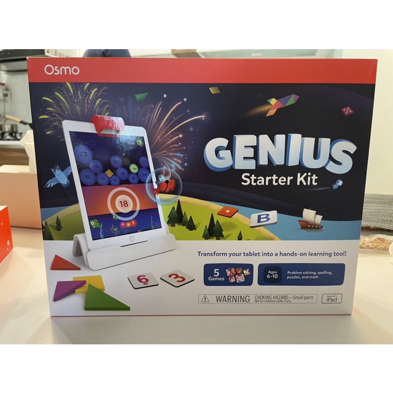 9.9成新美國Osmo Genius Kit天才套裝 ipad編程游戲兒童早教益智玩具