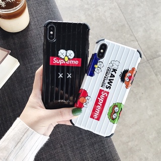 Kaws 芝麻街 行李箱 iphone 11 xr iphonexsmax 7 6s 8 plus x 手機殼【愛德】