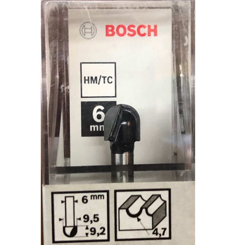 含稅 Bosch木工修邊刀6x9.5mm 2608628451