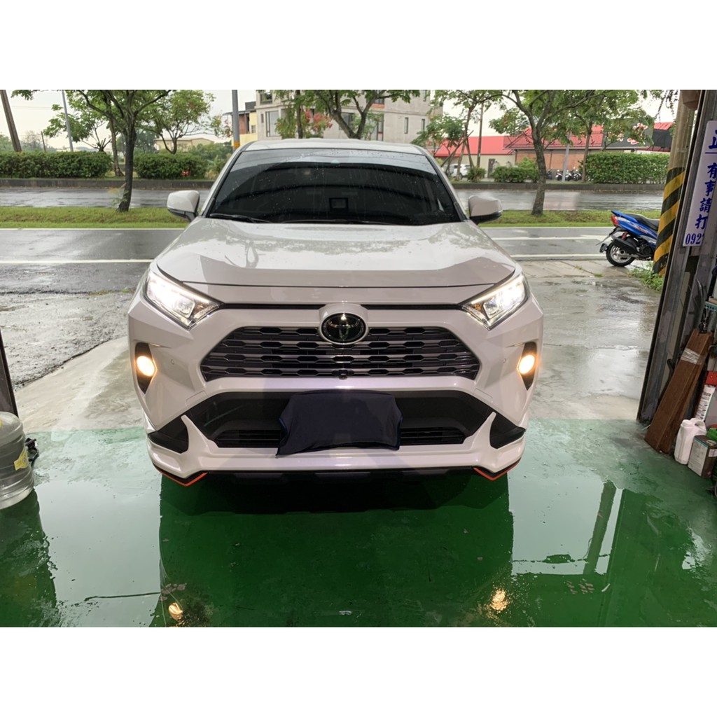 RAV4 5代 RF空力套件 惡魔 尾翼 類卡夢 運動版 大包 下巴 小包 卡夢 ABS 台灣製造