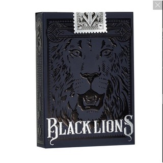 【USPCC撲克】Bicycle 黑獅牌黑DAVID BLAINE black Lions 黑獅牌系列，共三款