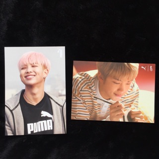 🌟限量已絕版🌟RM🐨金南俊❤️PUMA官方一代+二代雙面明信片小卡✨防彈少年團♥️BTS♥️pumaxbts