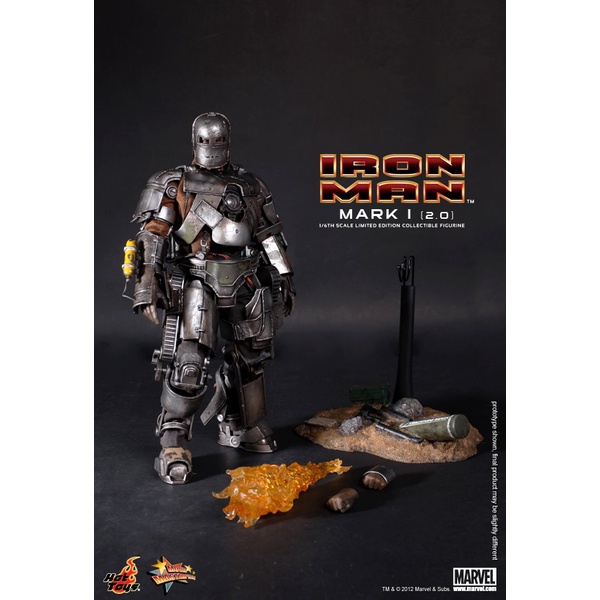 野獸國 HOT TOYS MMS168 漫威 復仇者聯盟 鋼鐵人 MK1 馬克一 2.0版 非 MMS80 MMS605