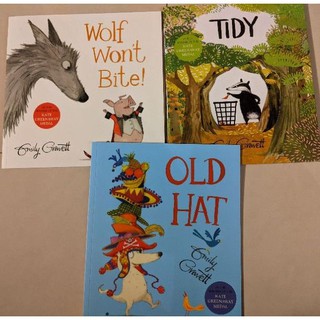 Emily格林威大獎繪本作品：Old hat, Tidy, Wolf won't bite