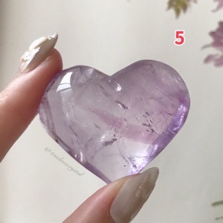 Amethyst 紫水晶心 紫水晶愛心-寬5.5cm
