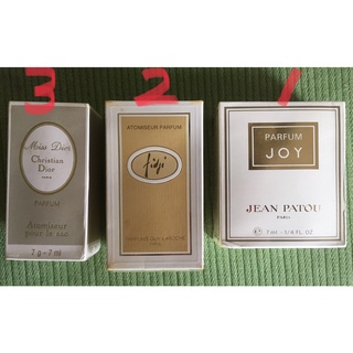 1980 古董香水 香精 7ml JEAN PATOU "JOY"/GUY LAROCHE "fidji"/DIOR