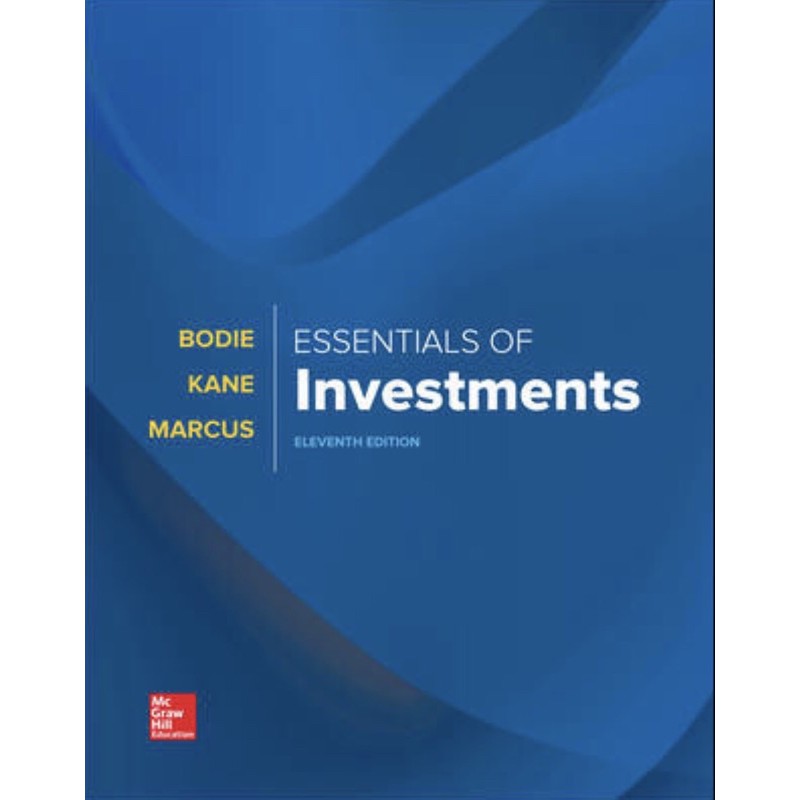 Essentials of Investments 投資學 原文書