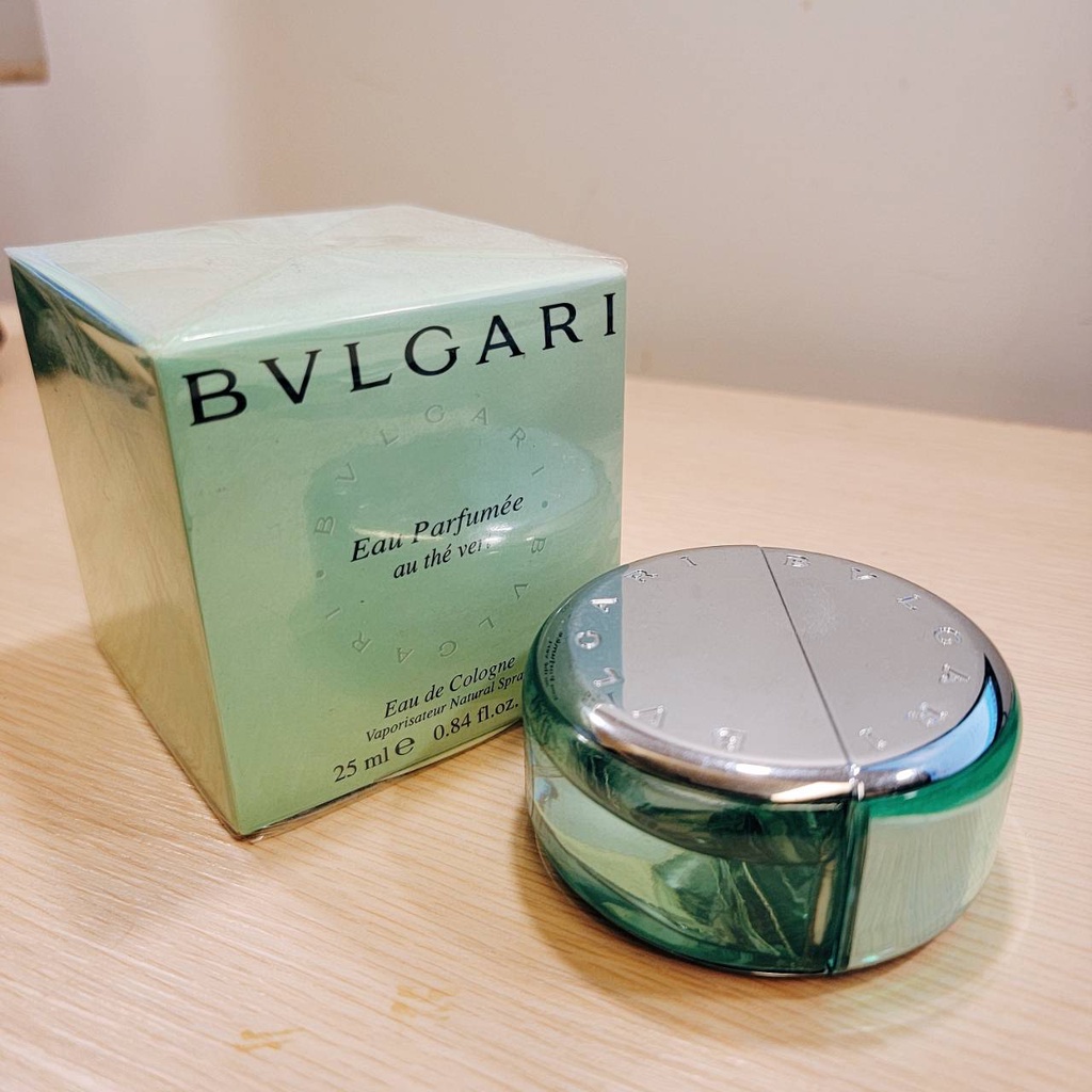 絕版 BVLGARI Eau Parfumee au The Vert 寶格麗舊款綠茶中性古龍水 25ml 全新的