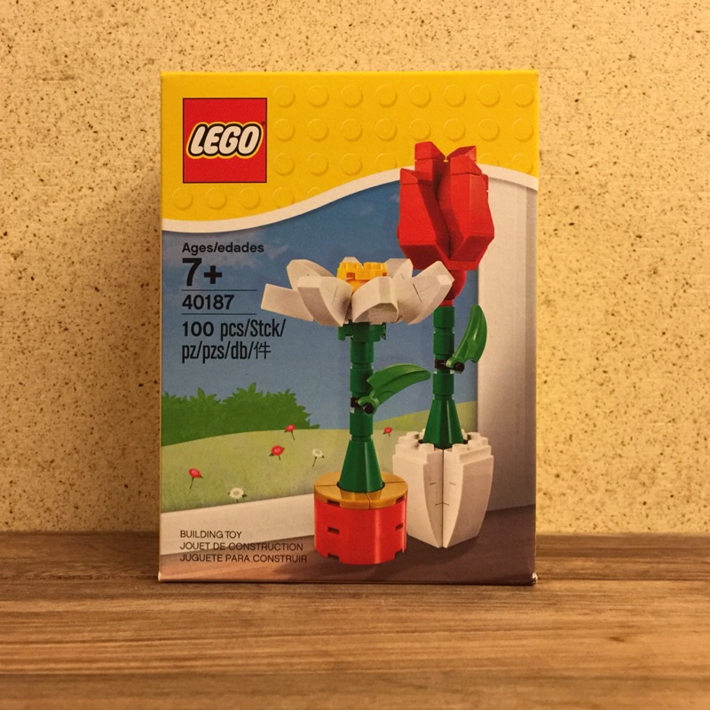  LEGO 40187 Flower Display 情人節花朵