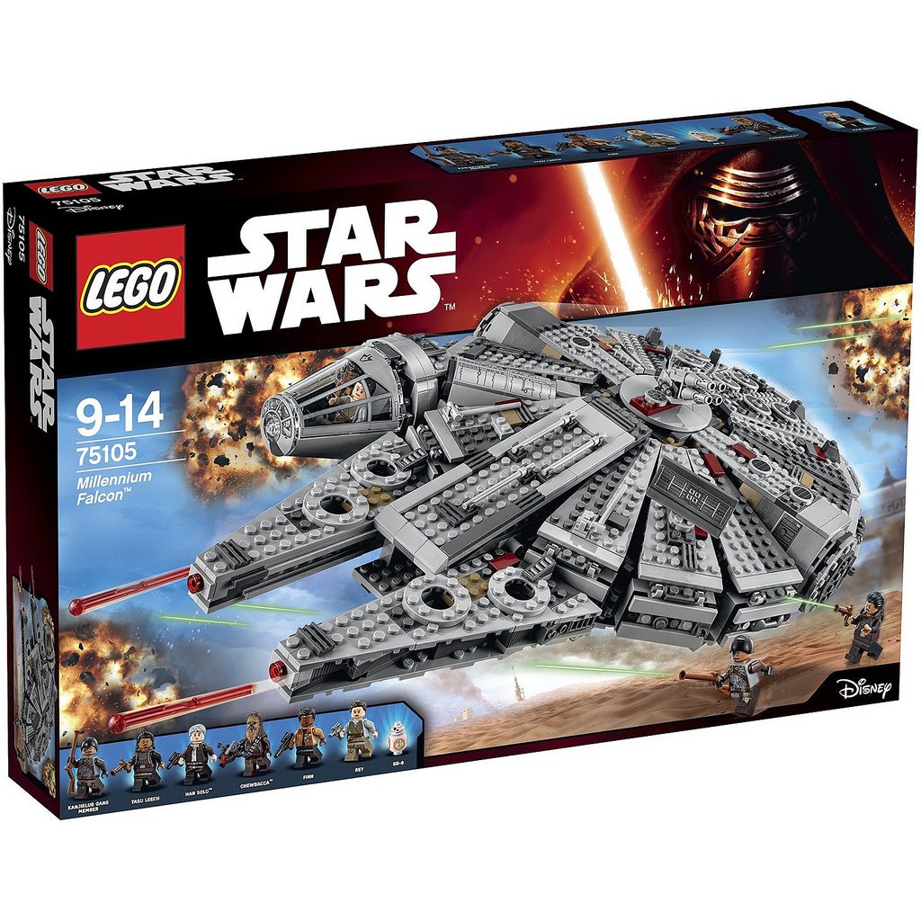 ［想樂］全新 樂高 Lego 75105 星戰 Star Wars 千年鷹 Millennium Falcon