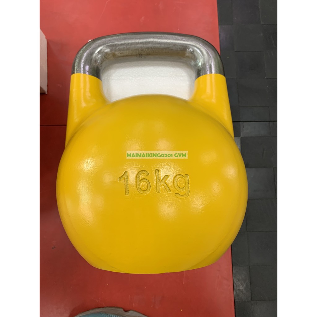 16KG 比賽 競技 壺鈴 Kettlebell 居家 健身 重訓 翹臀 三鐵 跑步 舉重 重量