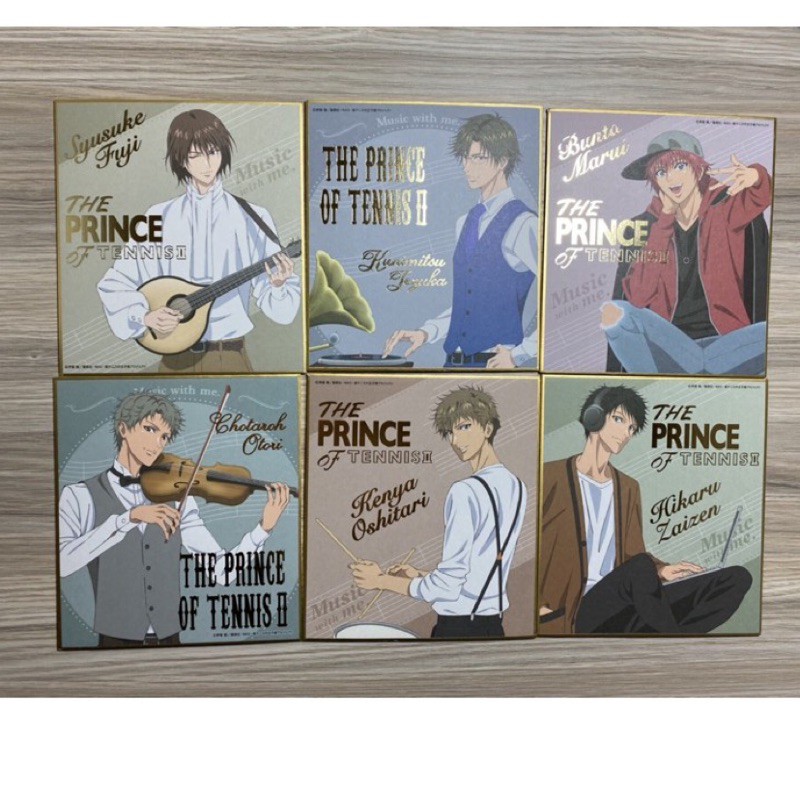 ［全部單出不用綁，帶兩張免運］新網球王子 迷你色紙 不二周助 手塚國光 丸井文太 鳳長太郎 忍足謙也