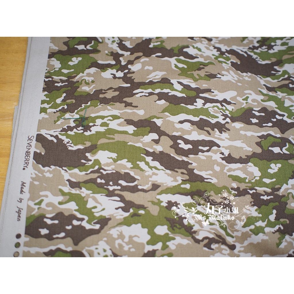丸子小姐 Dfb0106 日本sevenberry 迷彩棉布幅寬105cm 蝦皮購物