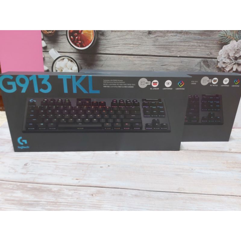 台灣現貨 Logitech 羅技 G913 TKL 無線80%機械式遊戲鍵盤 中文鍵盤