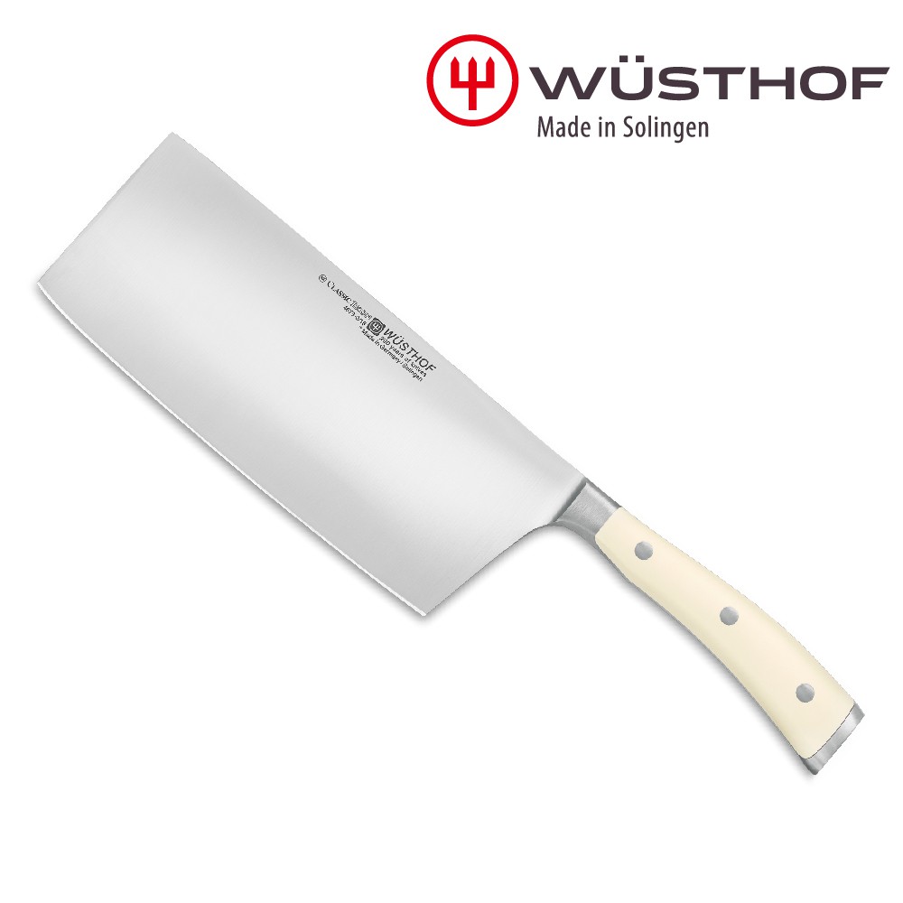 《WUSTHOF》德國三叉牌CLASSIC IKON 18cm中式片刀