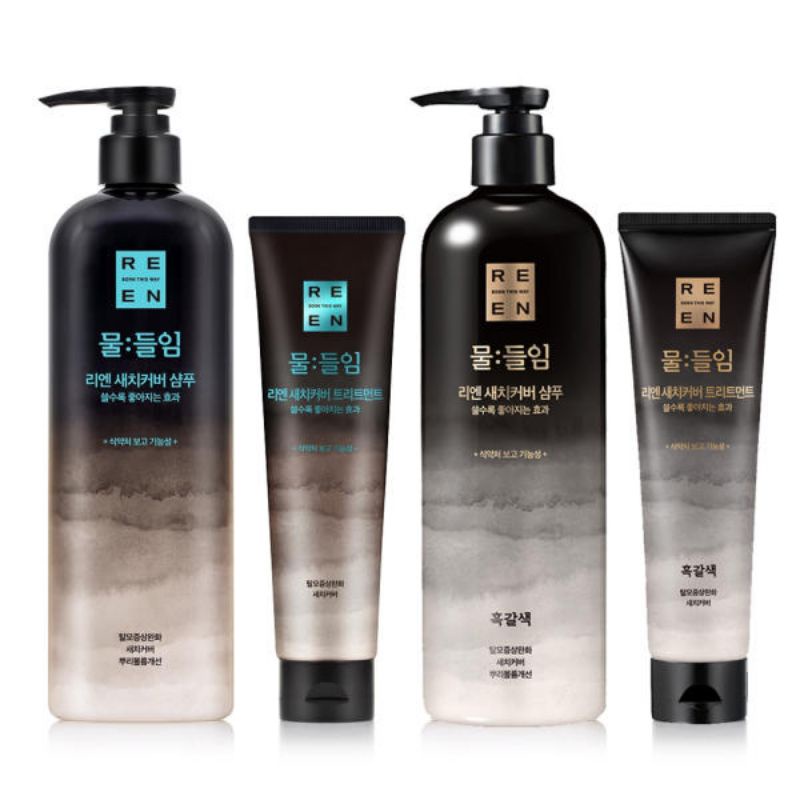 韓國LG REEN 自然遮瑕白髮 洗髮精 潤髮乳 韓國新品