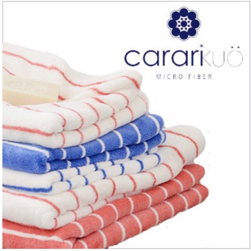 現貨 日本原裝 小皮卡 日本Carari PLUS 3.3倍強力吸水速乾 條紋毛巾/浴巾/擦髮巾