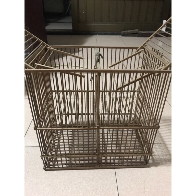 二手捕鳥籠上開式兩層陷阱籠4個 蝦皮購物