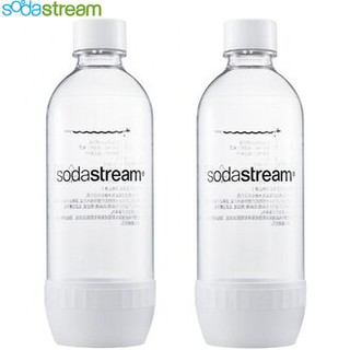 【Sodastream】氣泡水機專用寶特瓶1L (2入白色) 原廠公司貨