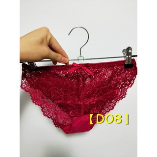 ❤全新【D08/09】蕾絲性感內褲~酒紅色 黑色