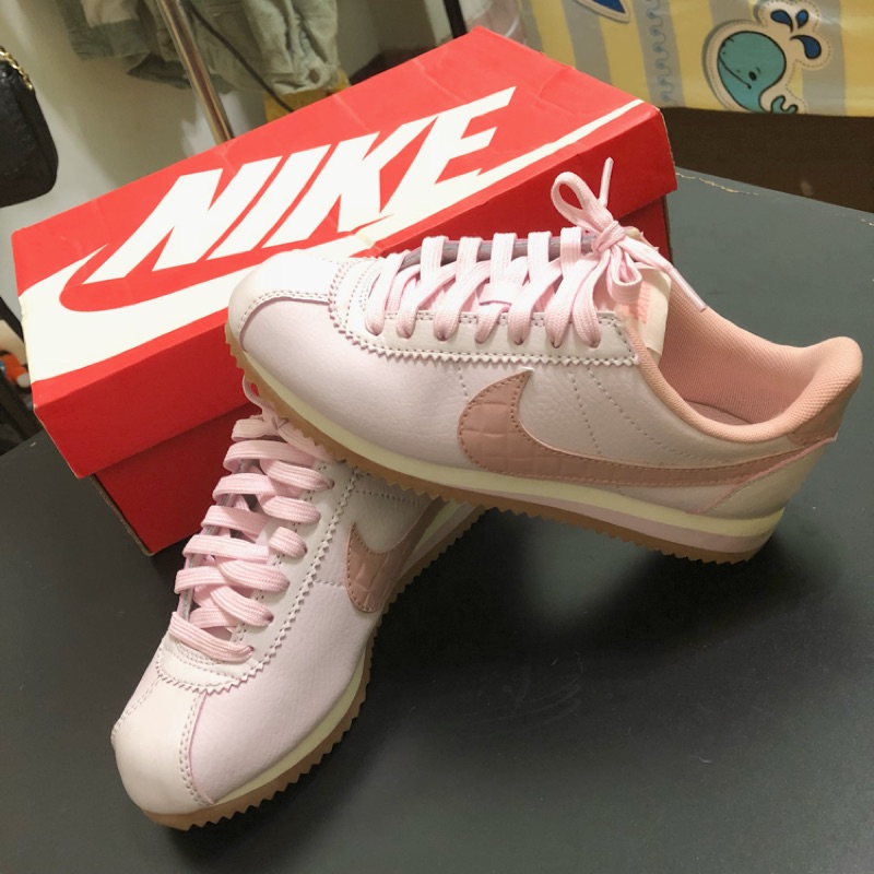 （二手）Nike classic cortez 粉色阿甘鞋