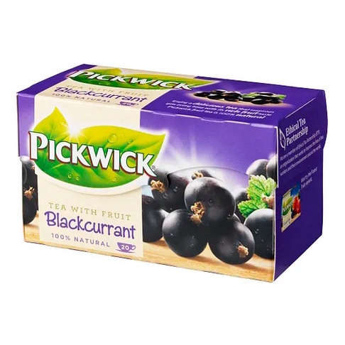 🍇非即期品 PICKWICK 黑醋栗茶 Blackcurrant Tea 20茶包/盒 花草茶 水果茶 歐洲茶