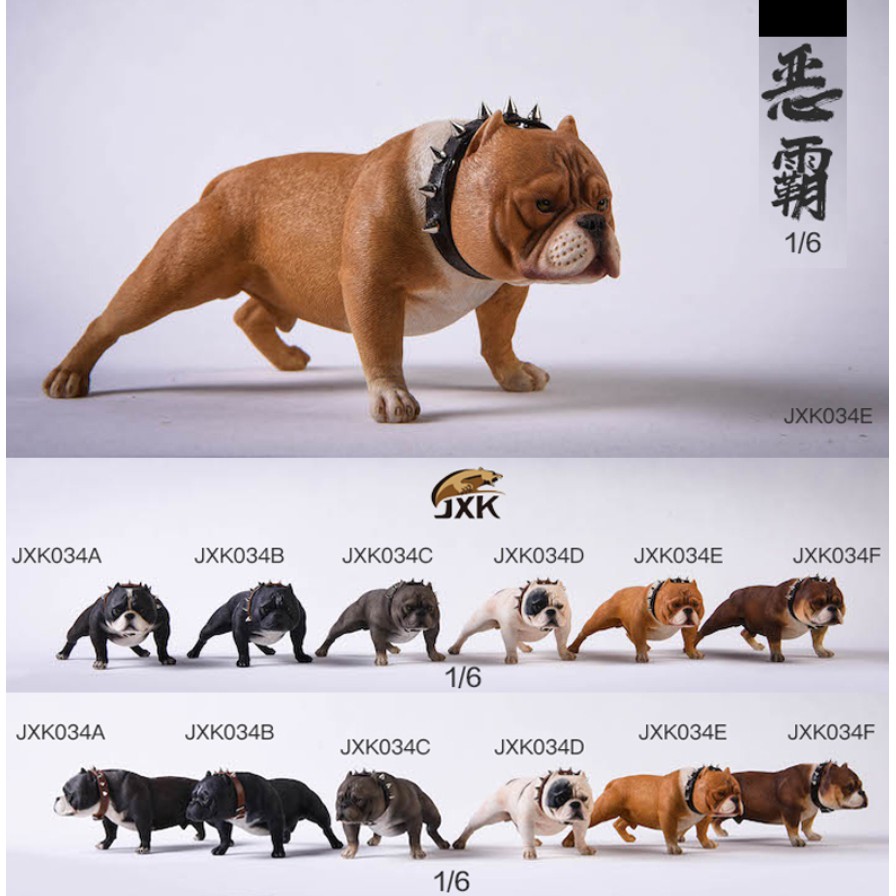 【那間模型】JXK 模型 惡霸犬 比特犬 鬥牛犬 狗狗 仿真 玩具 寵物 裝飾品 擺飾 收藏 生日禮物 送禮