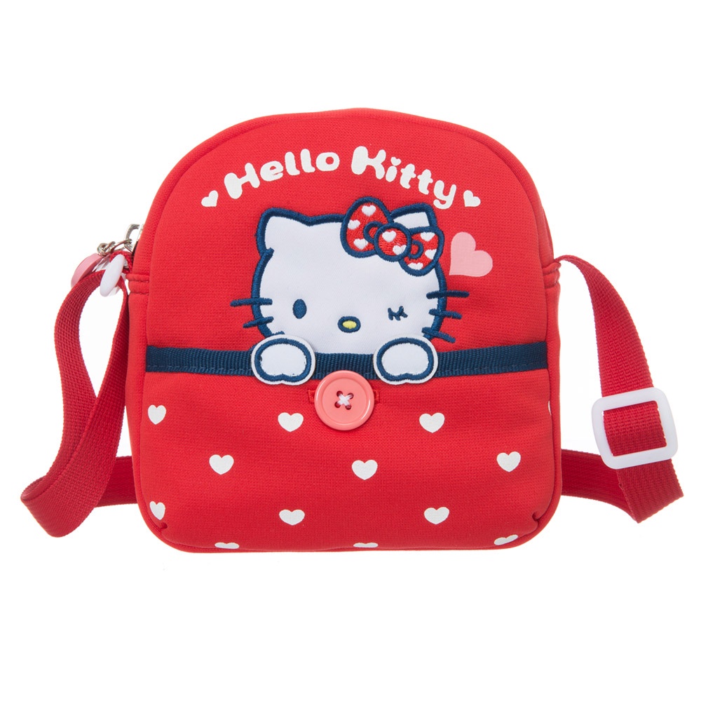 【Hello Kitty】我愛凱蒂系列-側背包-紅 KT01L02RD (IMKS)
