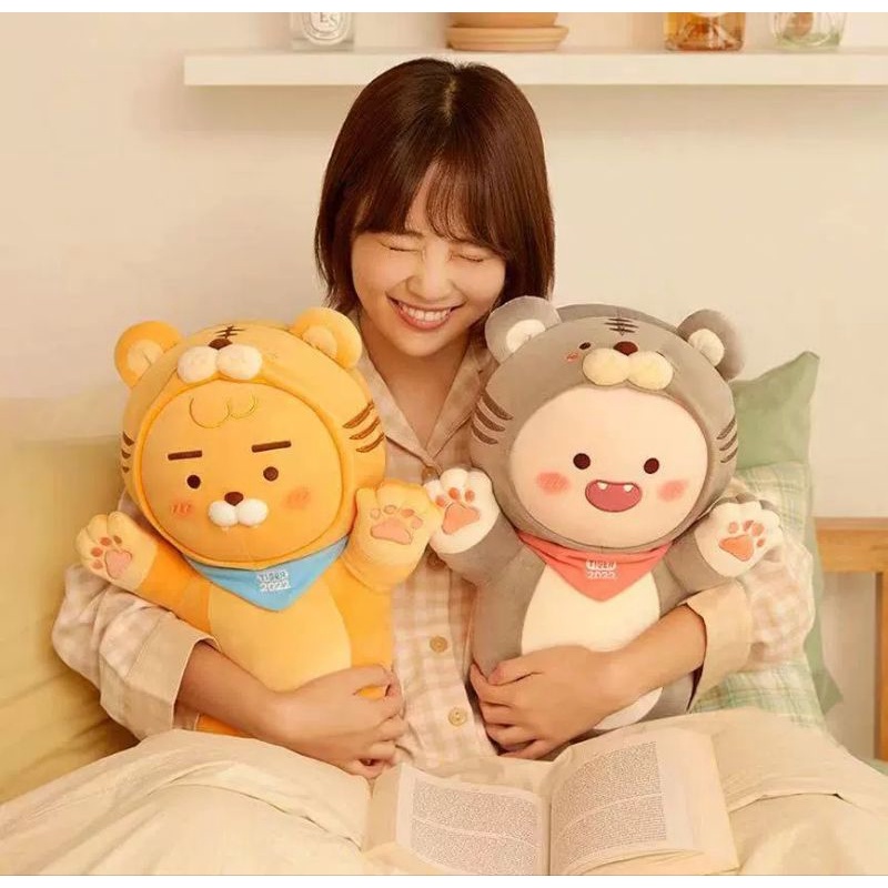韓國代購 Kakao Friends 虎年 RYAN 萊恩 桃子 限量 絕版 韓國限定 虎年 限定限量 娃娃 生日禮物