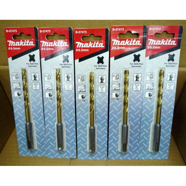 金光興修繕屋 牧田makita 107新款 金屬用四溝鑽頭 直徑6.5mm B-57473(單支裝)