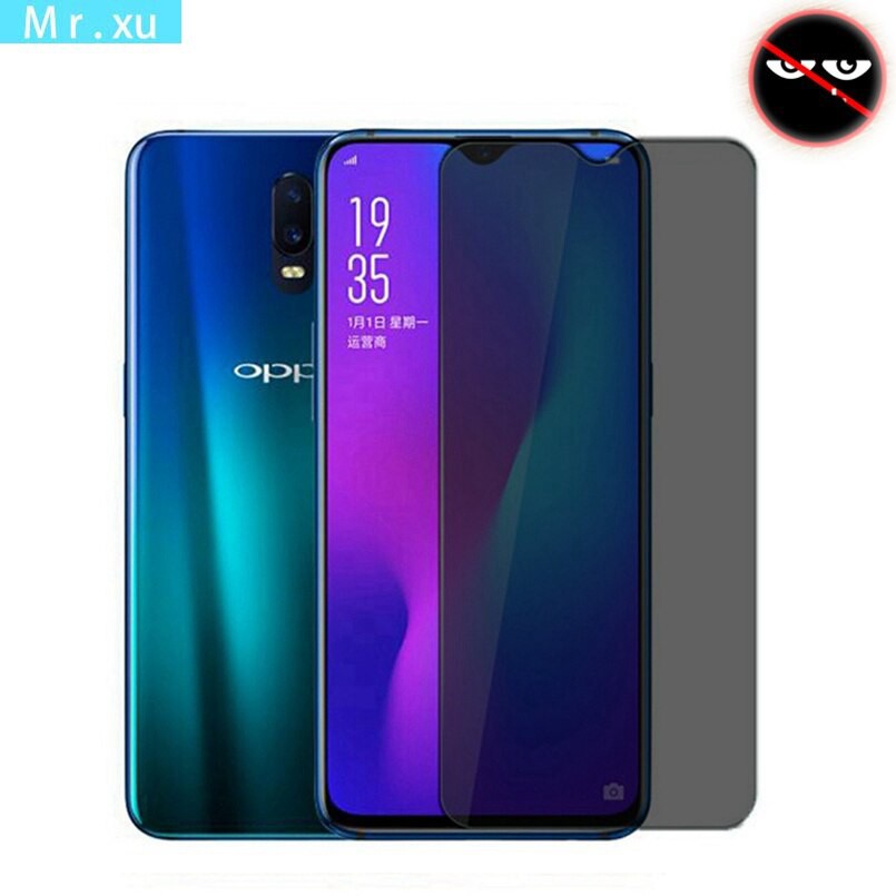 防偷窺OPPO R15 R17 pro R16 R19 F3 R9 R9S R11 R11S plus熒屏保護膜玻璃貼