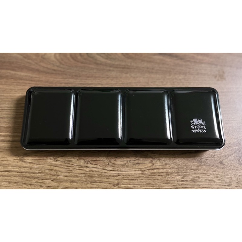 WINSOR&amp;NEWTON 溫莎牛頓 原裝 水彩盒 水彩空盒 塊狀水彩盒 黑鐵盒 藍鐵盒 12色 24色 28色